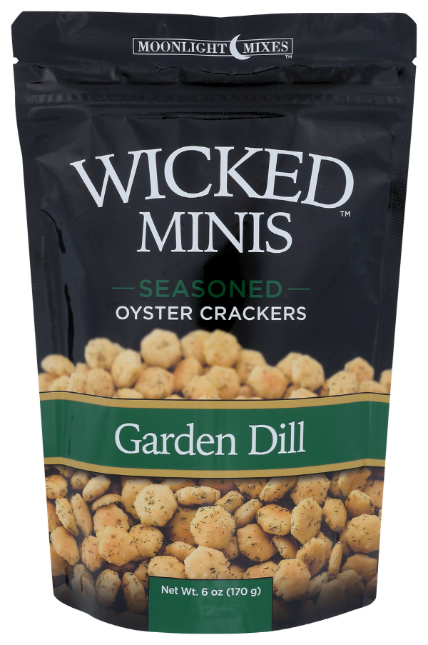 slide 1 of 1, Wicked Minis Seasoned Garden Dill Snacking Crackers 6 oz, 6 oz