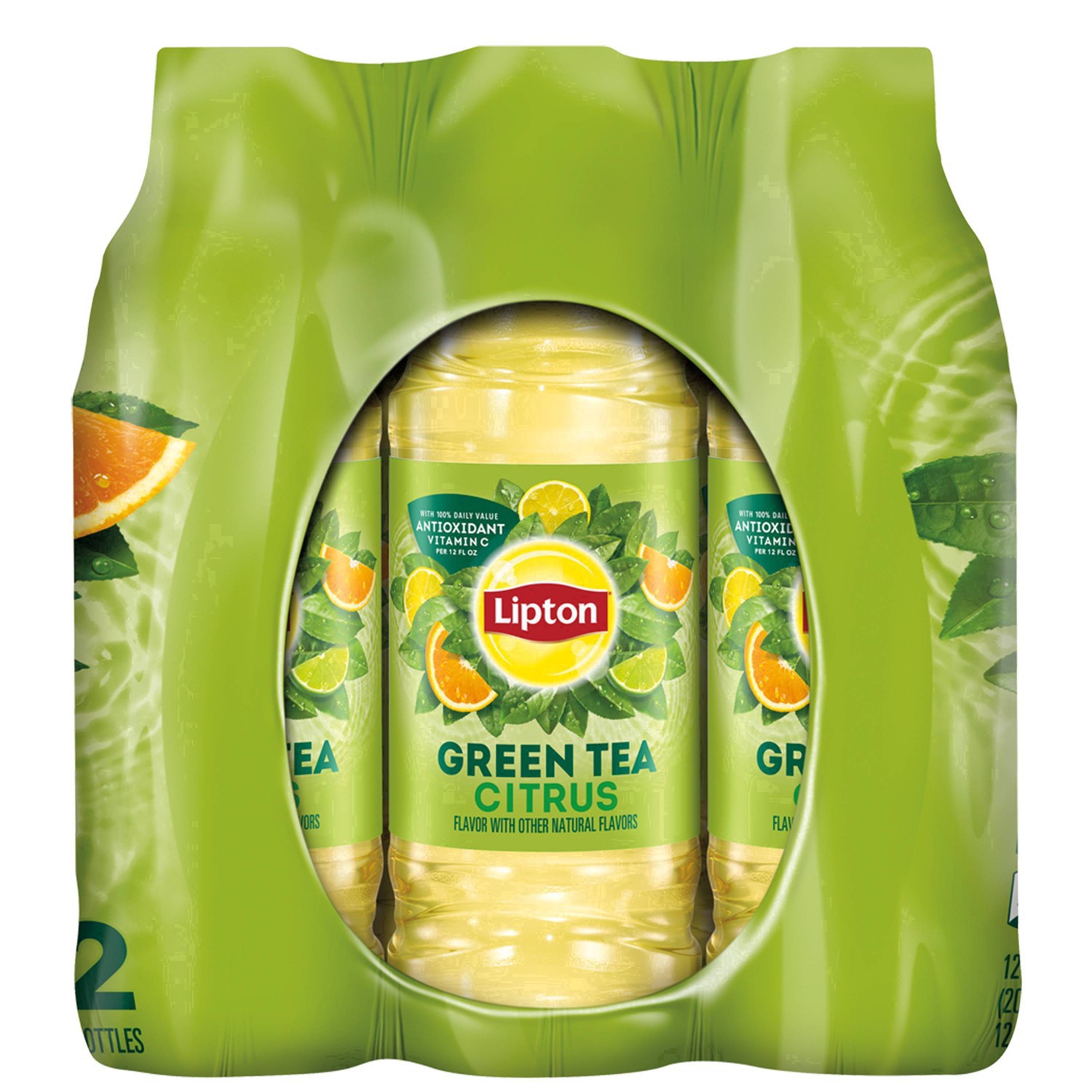 slide 6 of 21, Lipton Green Tea Citrus, 202.8 fl oz