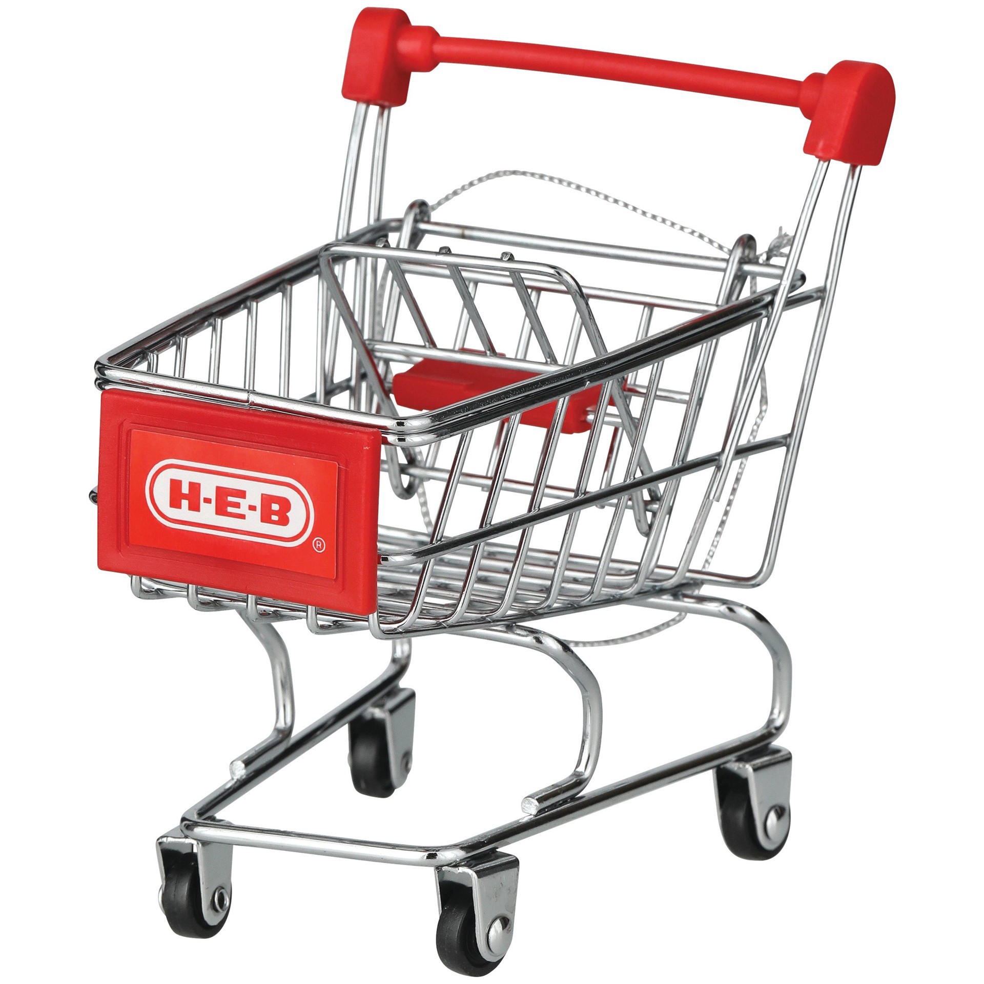 slide 1 of 1, H-E-B Brand Shop Shopping Cart Ornament, 5ftft