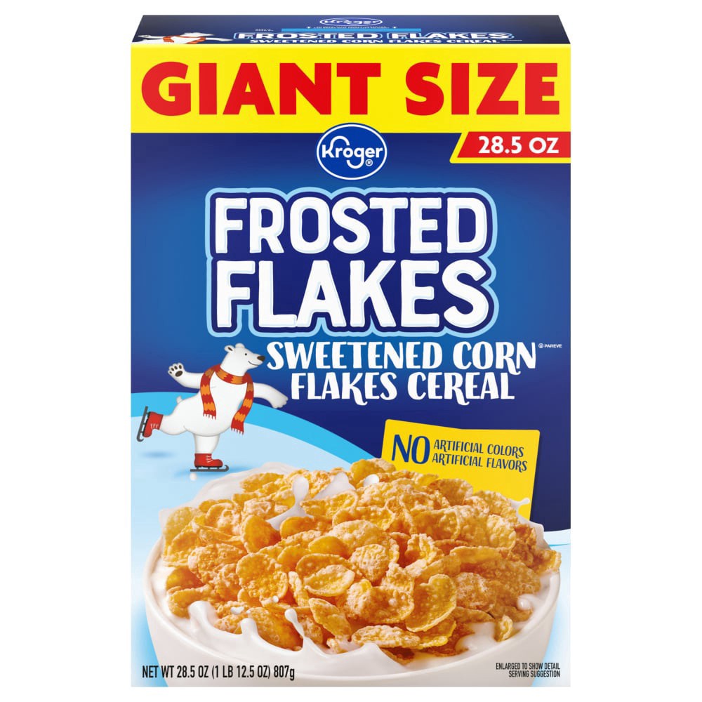 slide 1 of 1, Kroger® Frosted Flakes Cereal, 28.5 oz