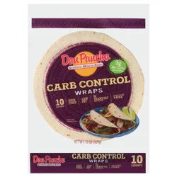 Don Pancho Wraps, Carb Control