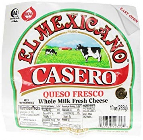 slide 1 of 1, El Mexicano Casero Queso Fresco Cheese Whole Milk, 2.2 lb