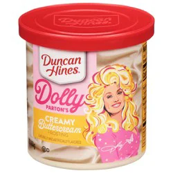Duncan Hines Dolly Parton's Creamy Buttercream Frosting 16 oz