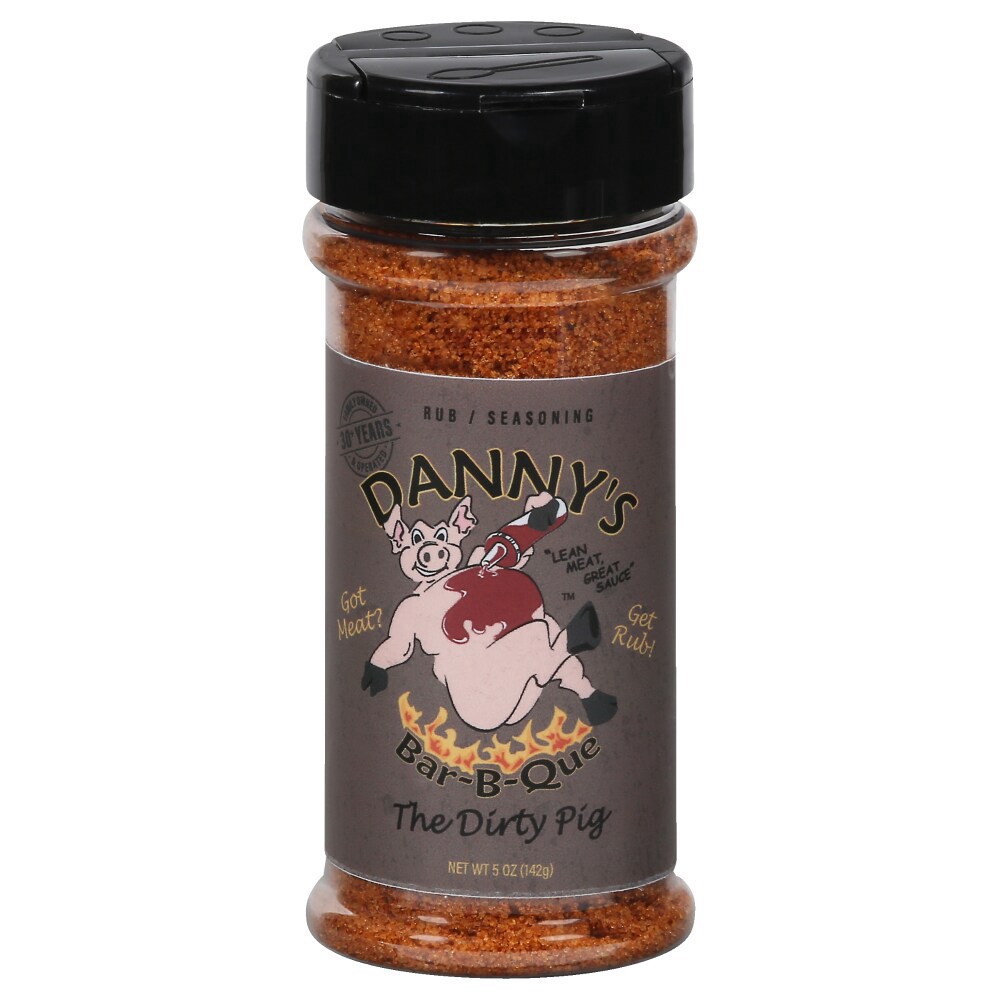slide 4 of 4, Danny's Bar-B-Que The Dirty Pig Seasoning, 5 oz
