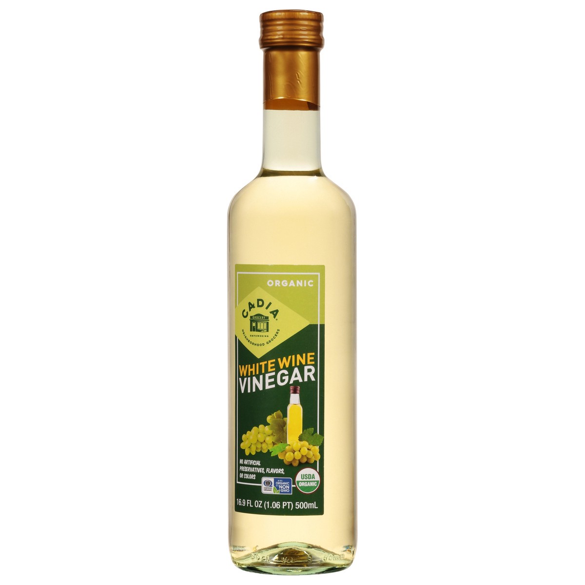 slide 11 of 12, Cadia Organic White Wine Vinegar 16.9 fl oz, 16.9 fl oz