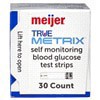 slide 14 of 29, Meijer TRUE METRIX Self-Monitoring Blood Glucose Test Strips, 30 ct