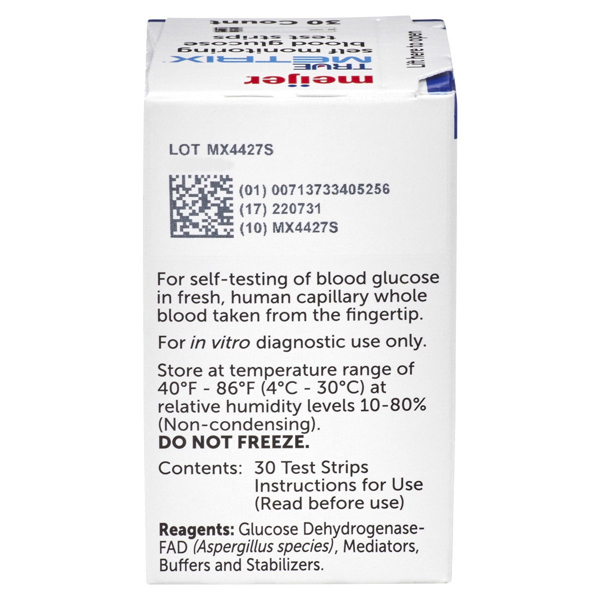 slide 21 of 29, Meijer TRUE METRIX Self-Monitoring Blood Glucose Test Strips, 30 ct