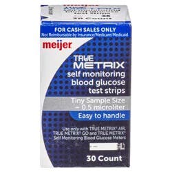 Meijer TRUE METRIX Self-Monitoring Blood Glucose Test Strips