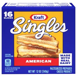 Kraft Singles American Slices, 16 ct Pack