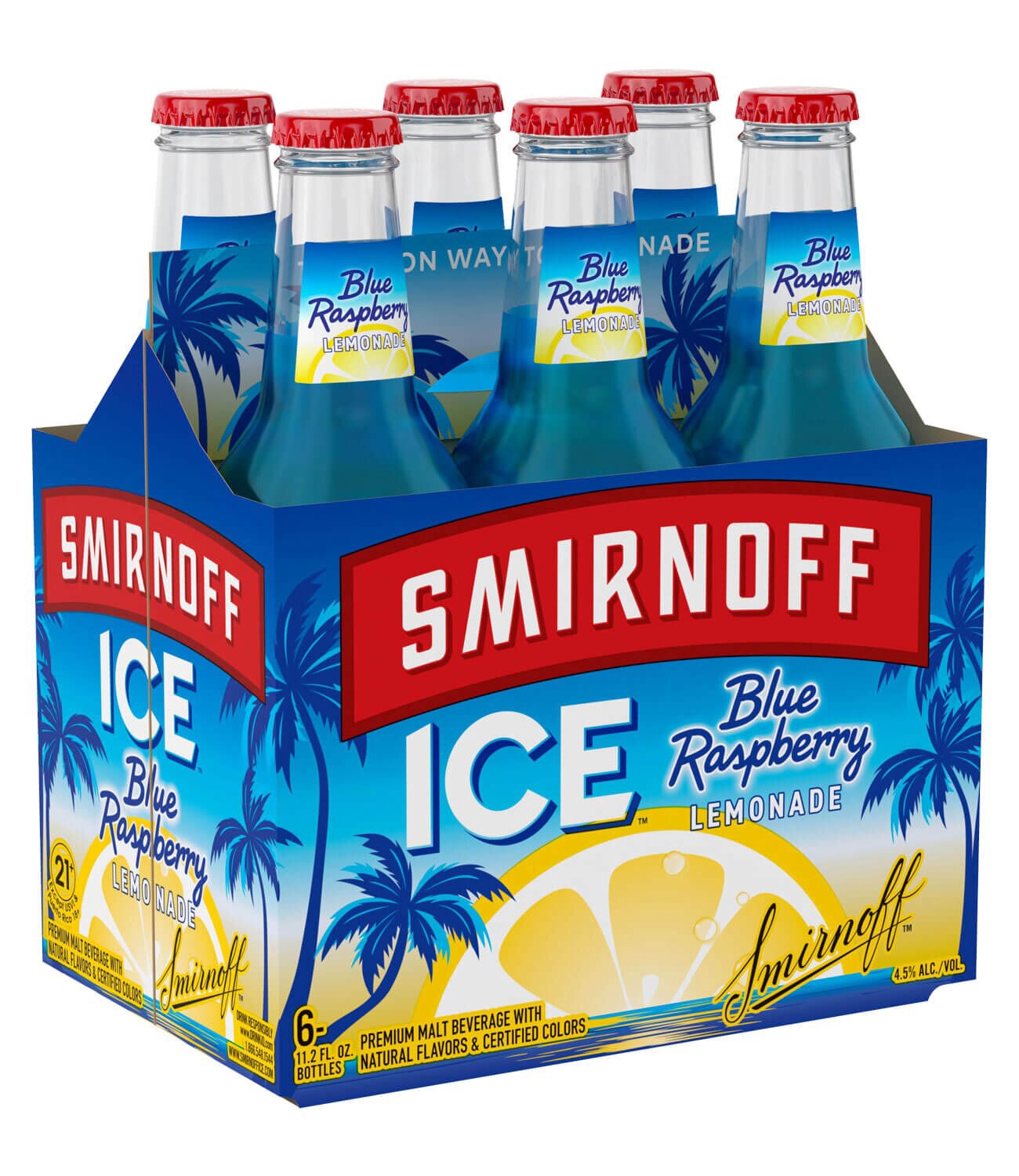 Smirnoff Ice Blue Raspberry 6 ct Shipt