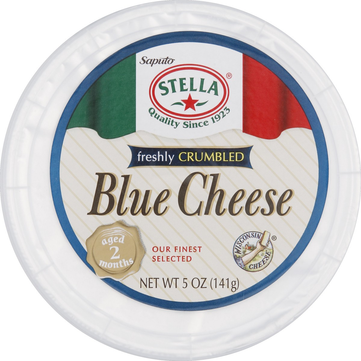 slide 2 of 3, Stella Crumbled Blue Cheese 5 oz, 5 oz