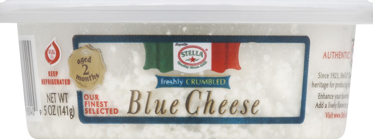 slide 3 of 3, Stella Crumbled Blue Cheese 5 oz, 5 oz