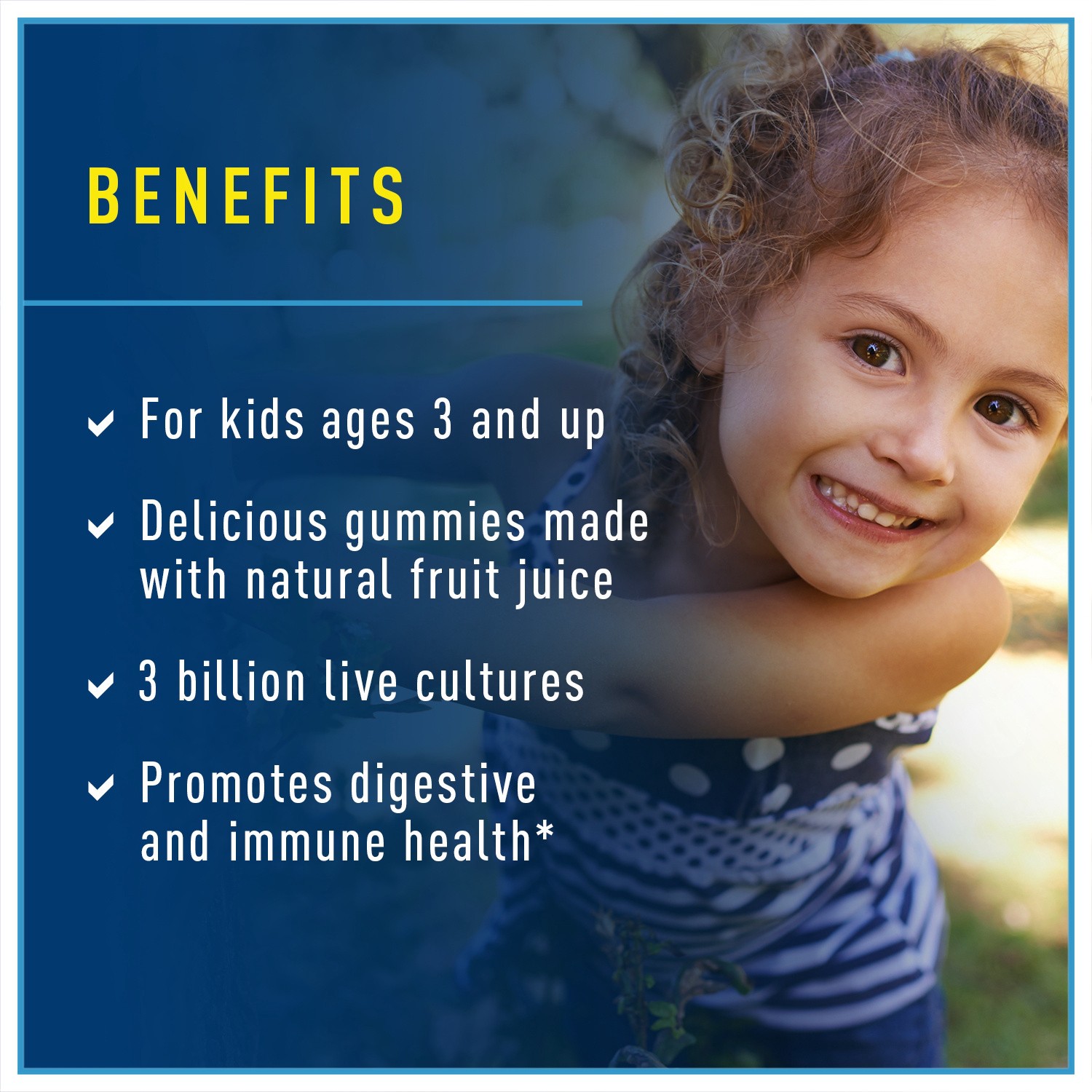 slide 5 of 5, Renew Life Kids Probiotic Gummies, 60 Count, 3 Billion CFU, 60 ct