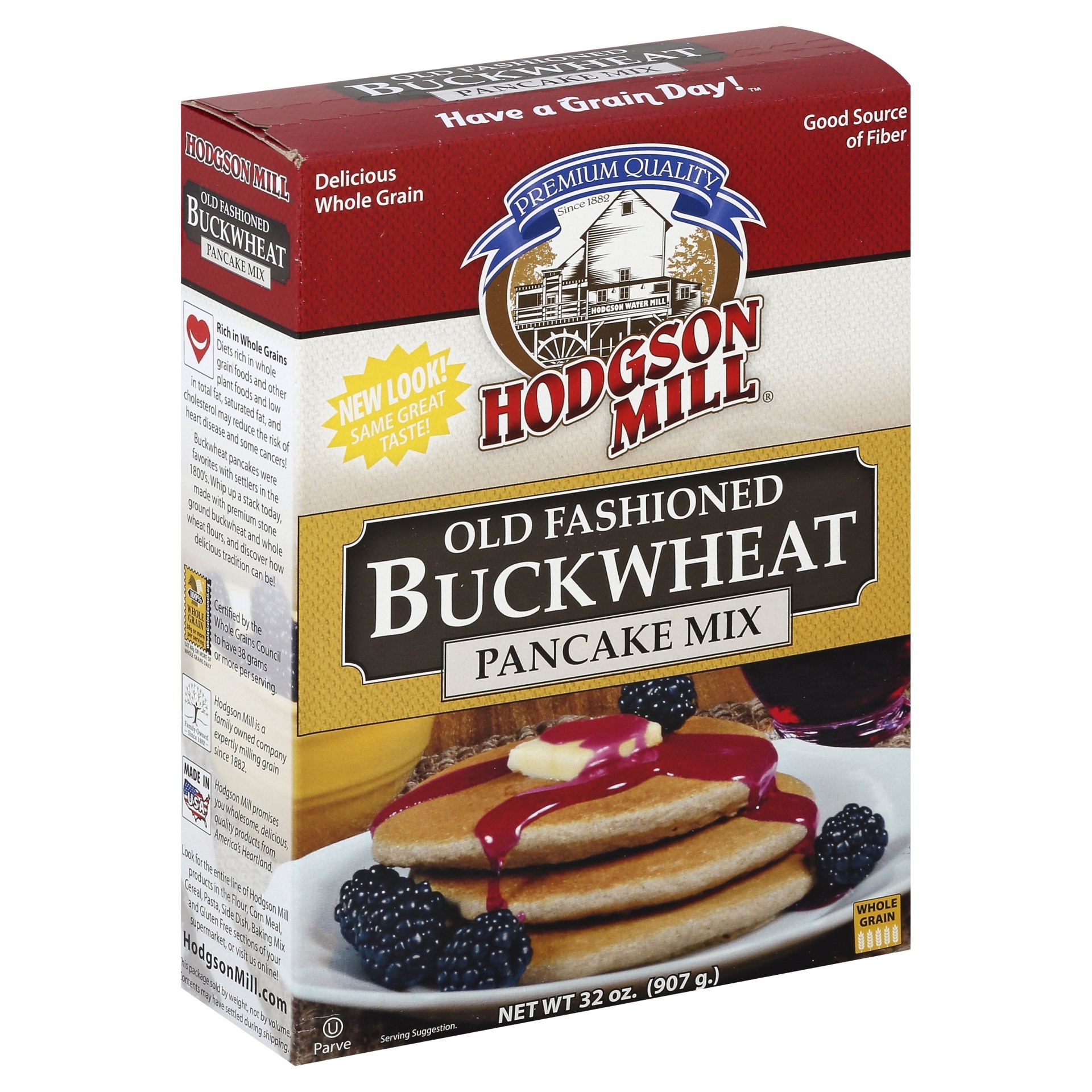 slide 1 of 1, Hodgson Mills Buckwheat Pancake Mix, 32 oz