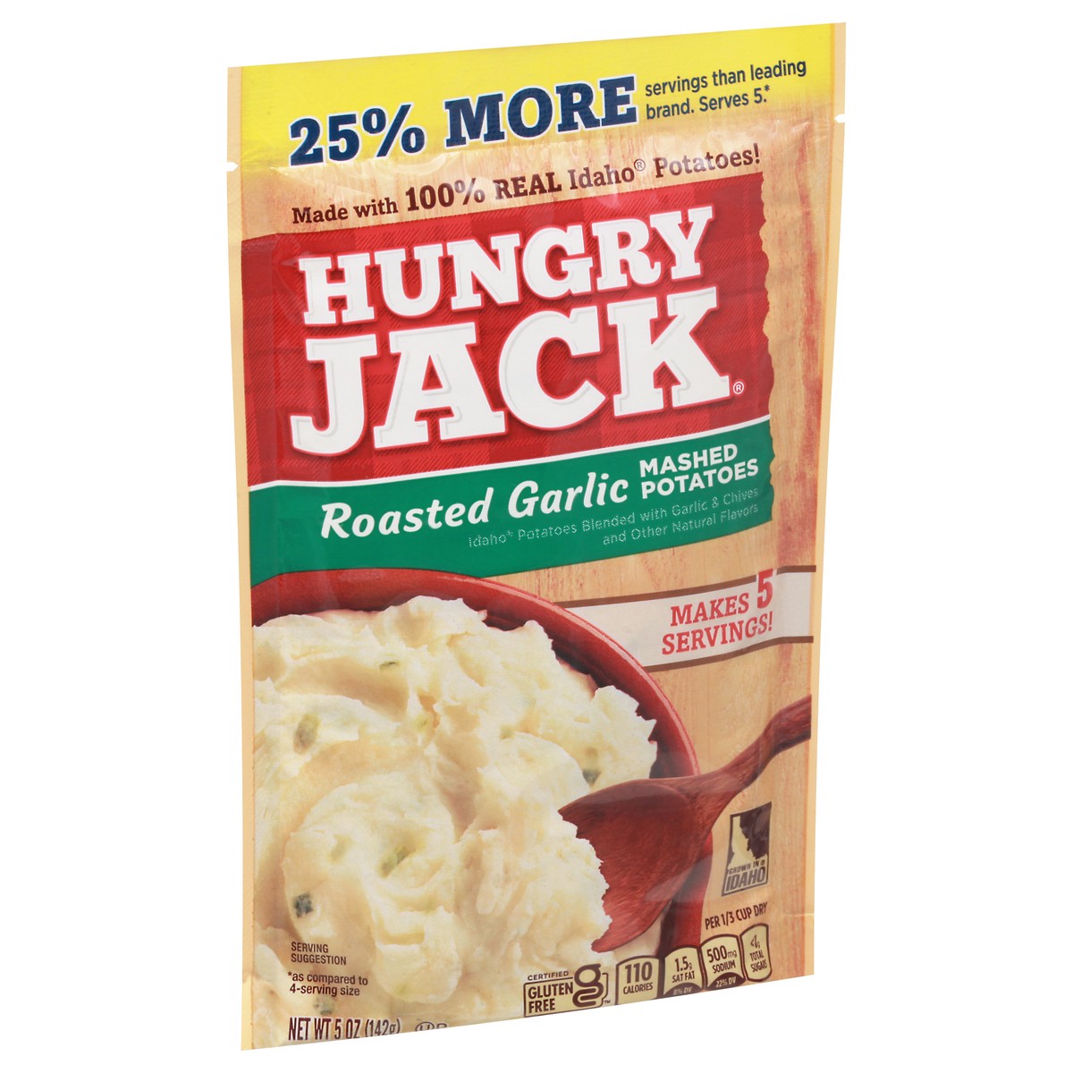 slide 2 of 9, Hungry Jack Roasted Garlic Mashed Potatoes 5 oz, 5 oz