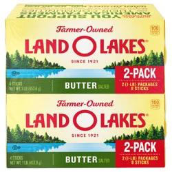 Land O'Lakes Salted Butter, Made with Sweet Cream and Salt
