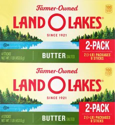 Land O'Lakes Salted Butter, Made with Sweet Cream and Salt