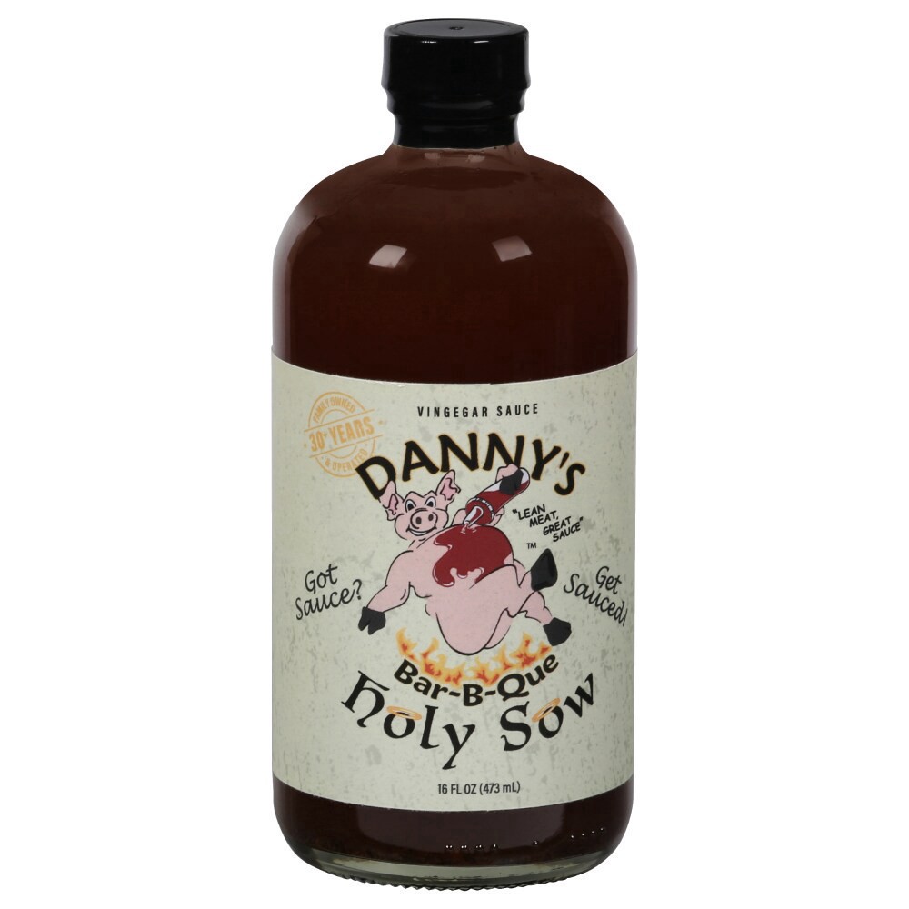 slide 3 of 4, Danny's Bar-B-Que Holy Sow Sauce, 16 fl oz