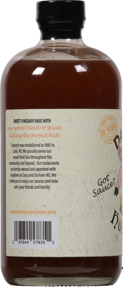 slide 2 of 4, Danny's Bar-B-Que Holy Sow Sauce, 16 fl oz
