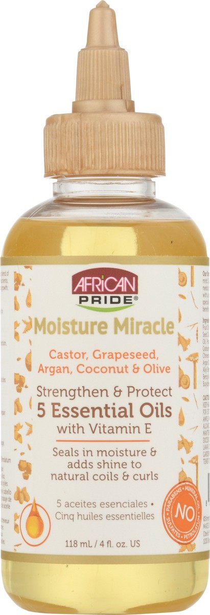 slide 6 of 9, African Pride Moisture Miracle Vitamin Oil, 4 fl oz