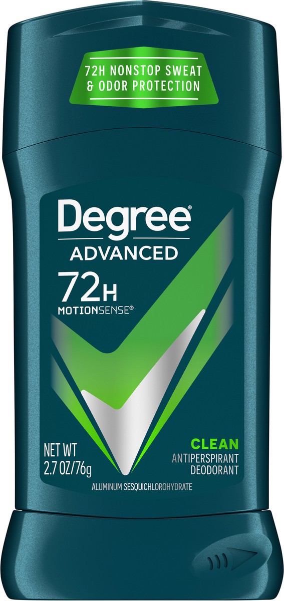 slide 5 of 7, Degree Advanced Antiperspirant Deodorant Clean, 2.7 oz, 2.7 oz