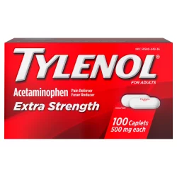 Tylenol Extra Strength Pain Reliever And Fever Reducer Caplets Acetaminophen