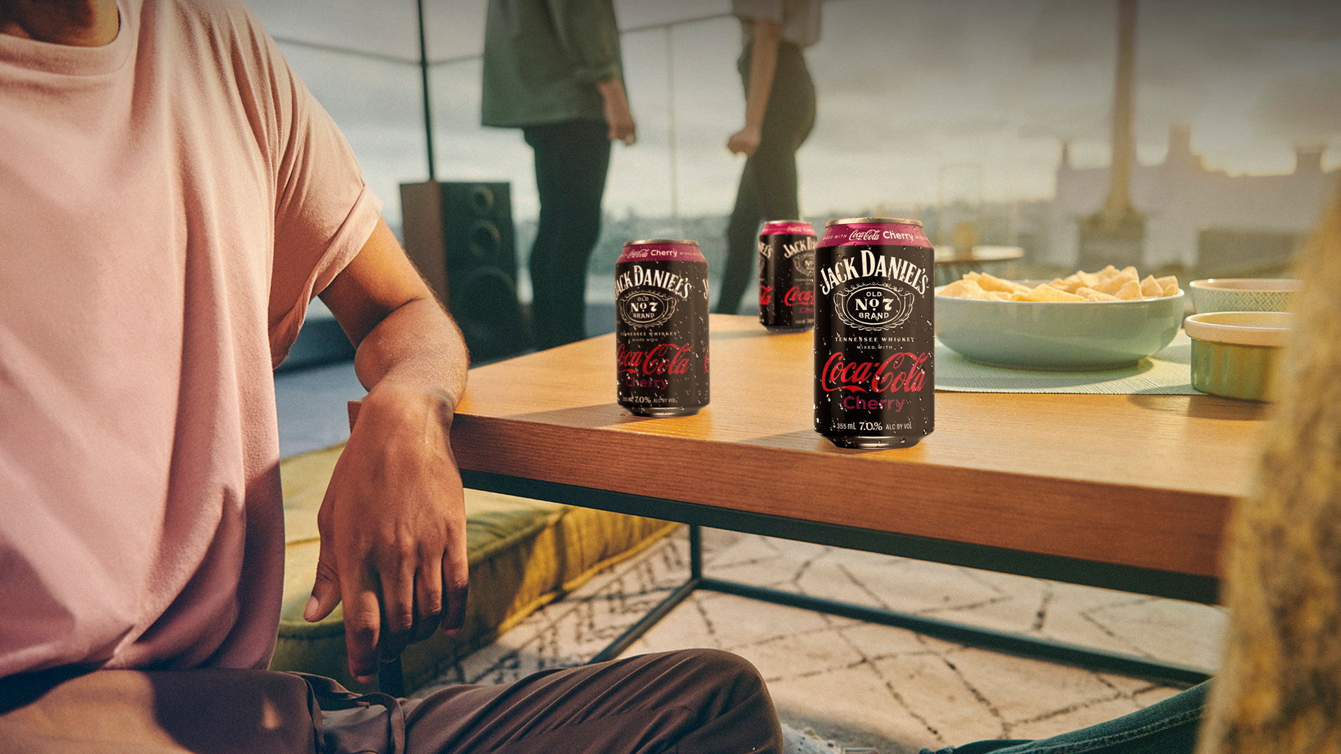 slide 3 of 3, Jack Daniels Jack N Cherry Coke Rtd, 4 ct; 12 oz