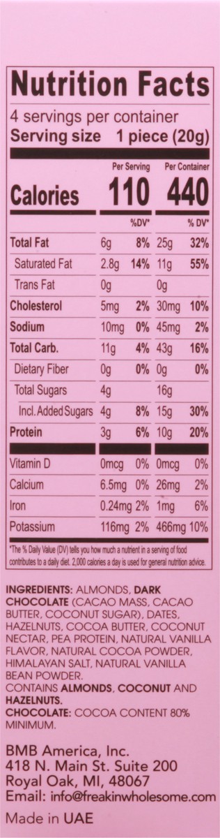 slide 7 of 13, Freakin' Wholesome Caramel Almond Bites 4 ea, 4 ct
