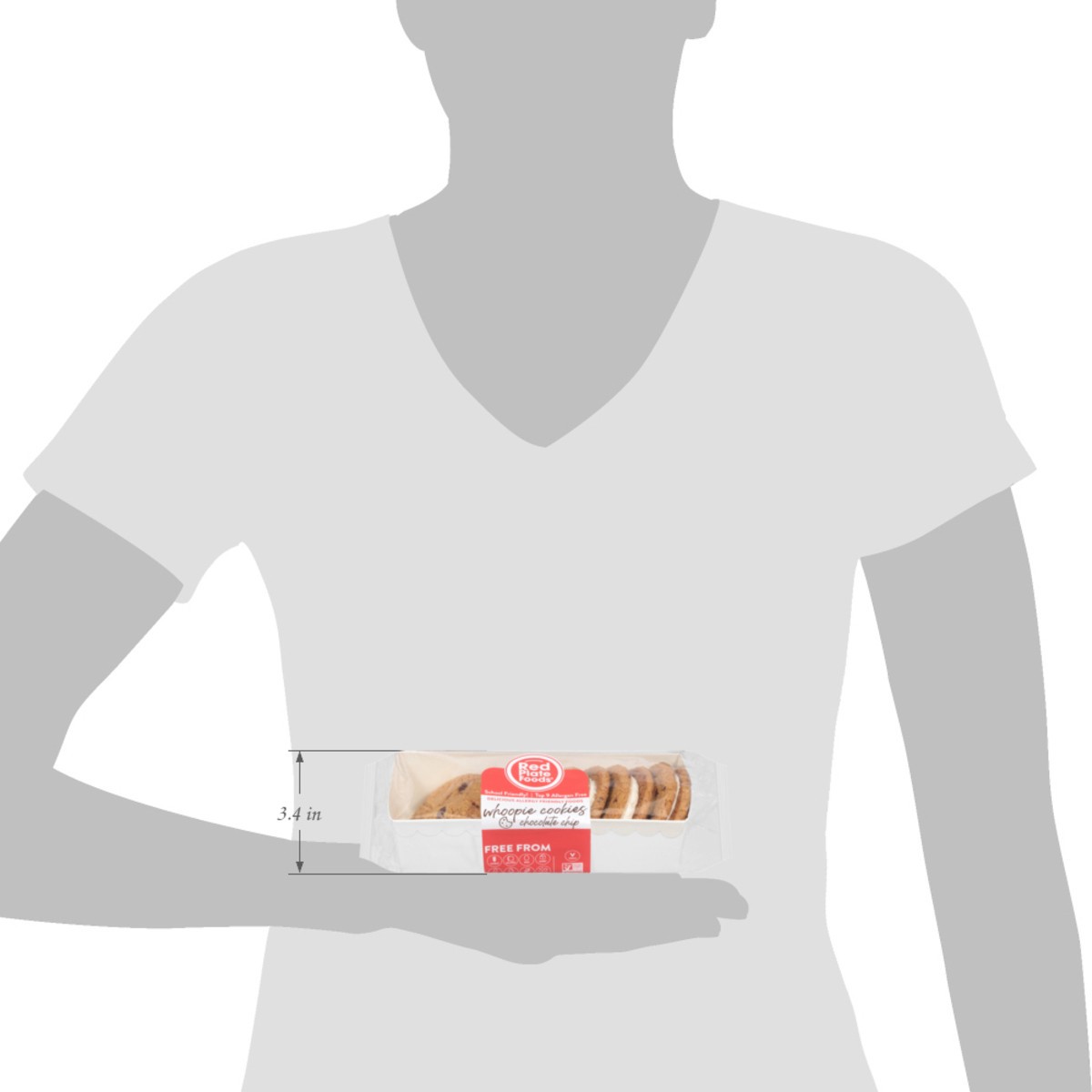 slide 4 of 14, Red Plate Whoopie Chocolate Chip Cookies 5 ea, 8.5 oz