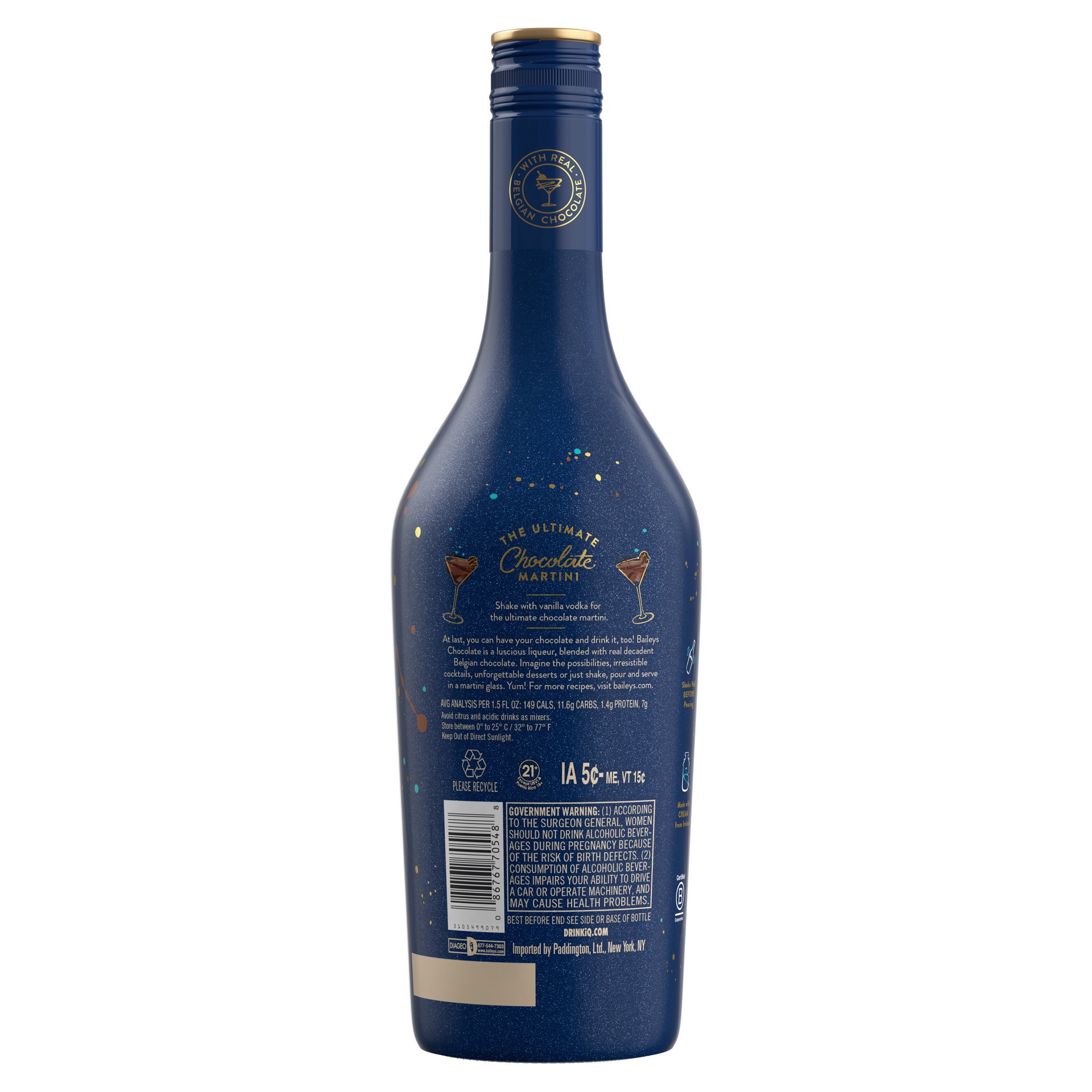 slide 8 of 10, Bailey's Chocolate Irish Cream Liqueur, 750 mL, 750 ml