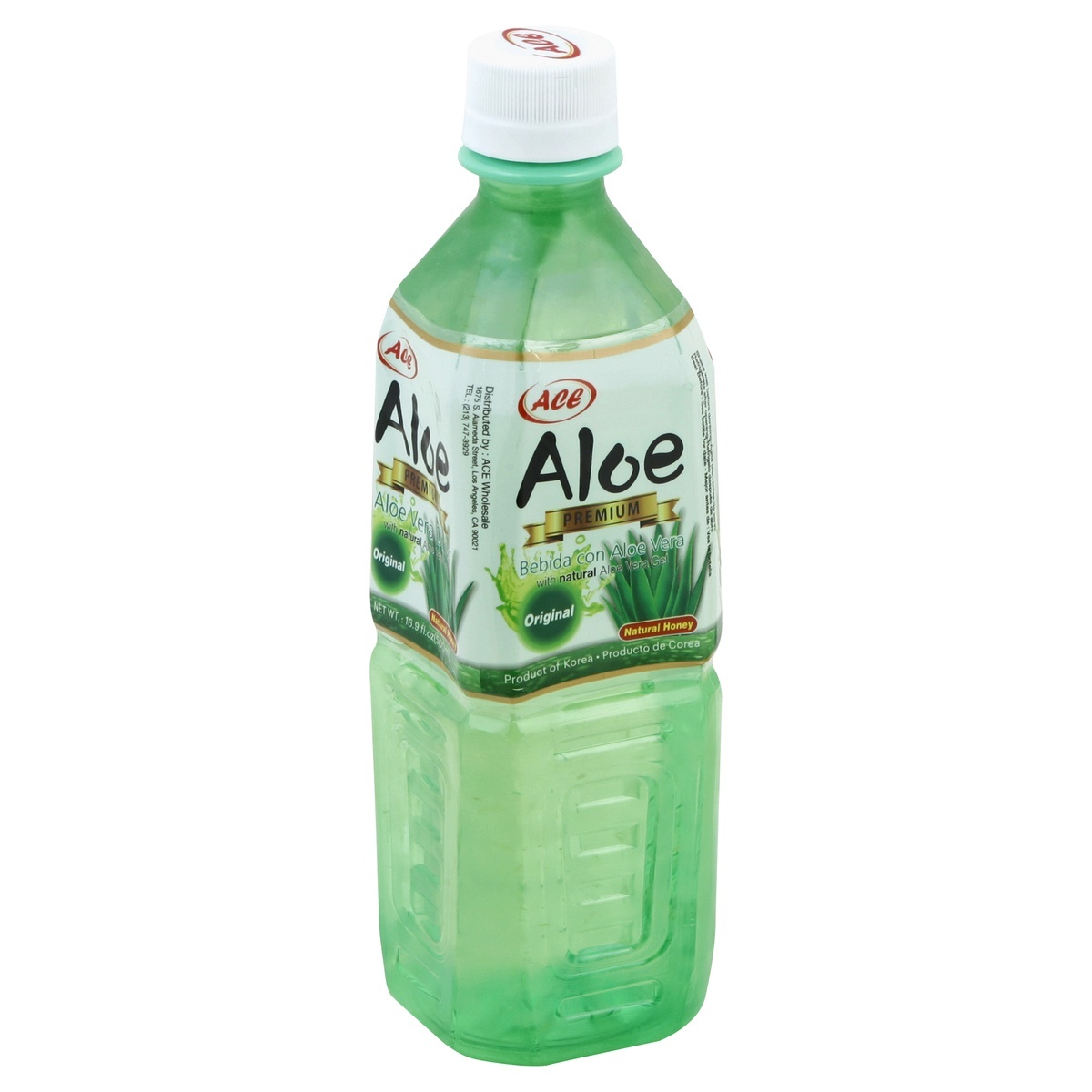 slide 1 of 1, ACE Drink Aloe Vera Original, 16.9 fl oz