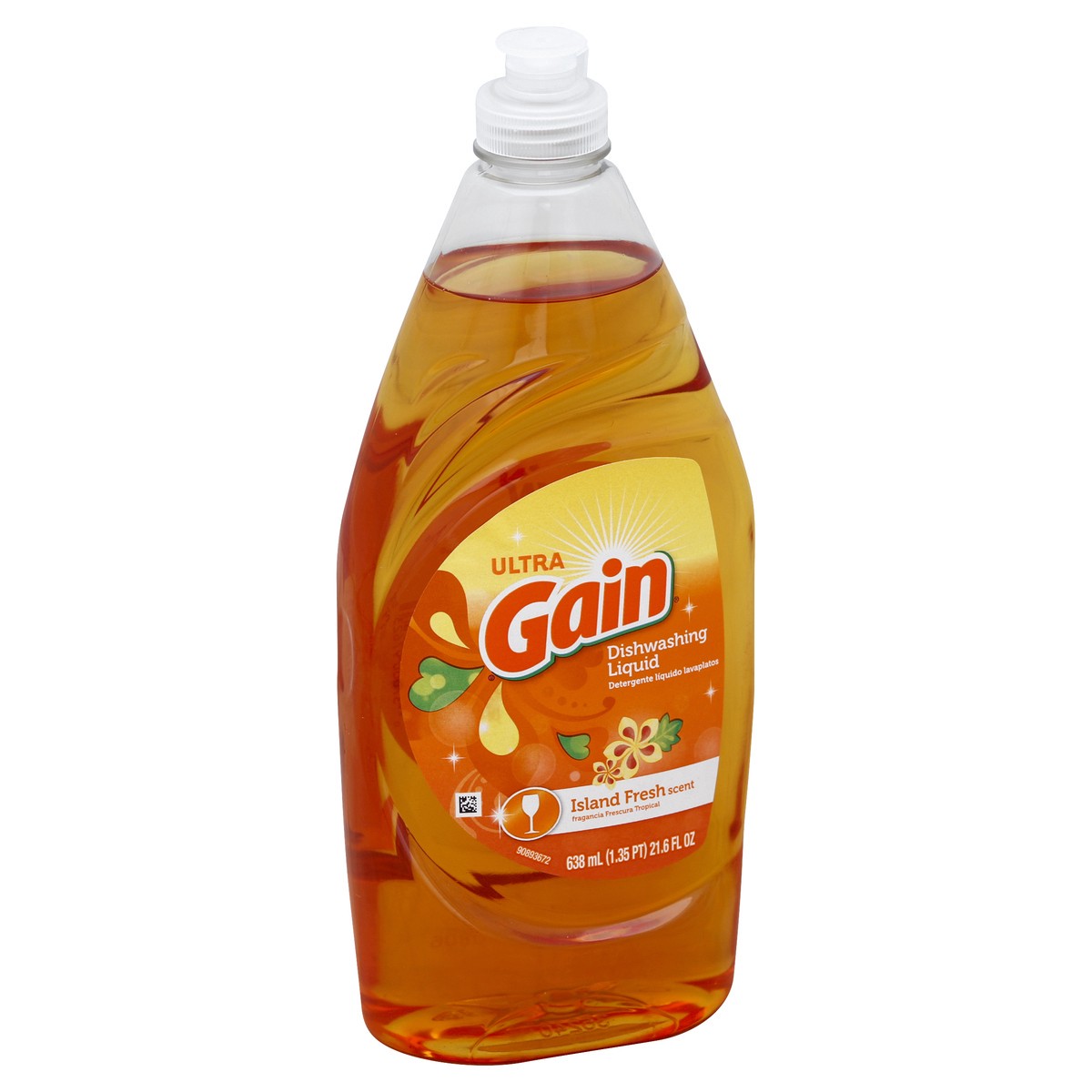 slide 4 of 8, Gain Dishwashing Liquid 21.6 oz, 21.6 oz