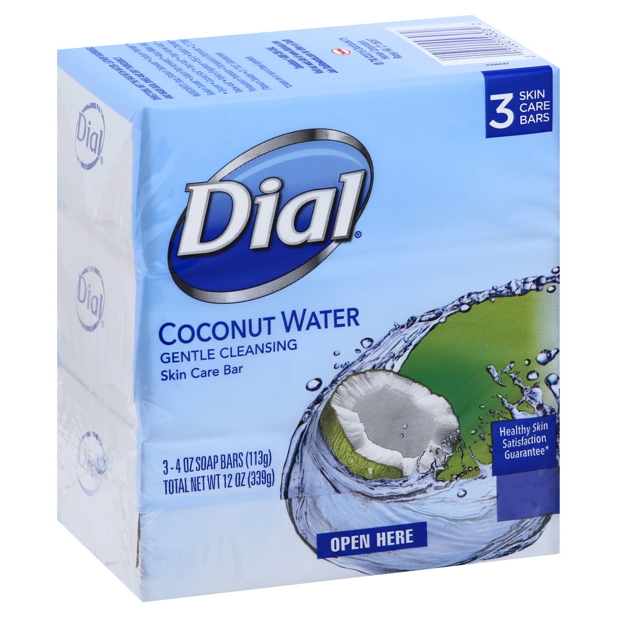 slide 2 of 9, Dial Skin Care Bar Soap, Coconut Water, 12 oz