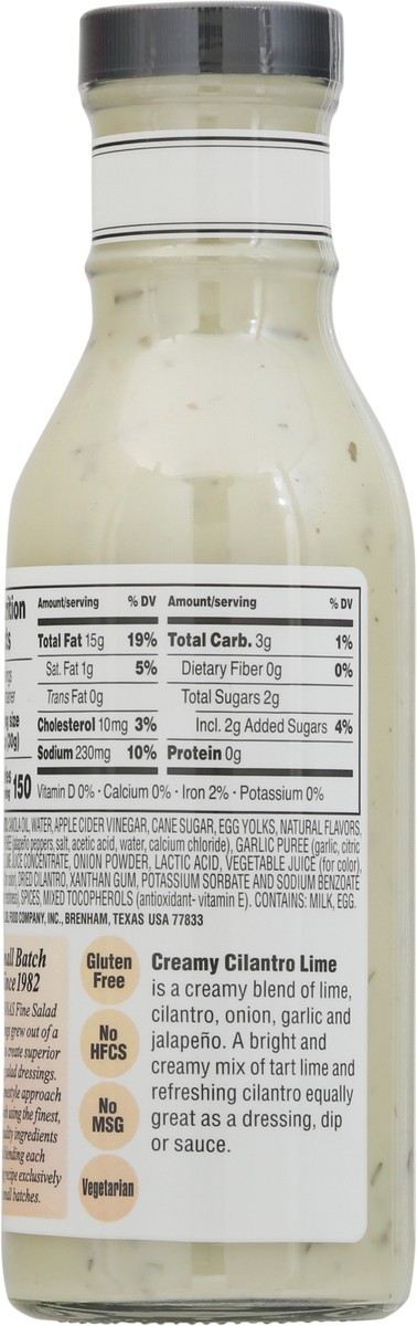 slide 9 of 9, Briannas Home Style Creamy Cilantro Lime Dressing 12 fl oz, 12 fl oz