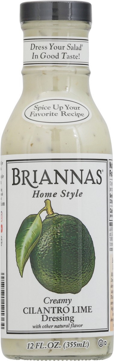 slide 5 of 9, Briannas Home Style Creamy Cilantro Lime Dressing 12 fl oz, 12 fl oz