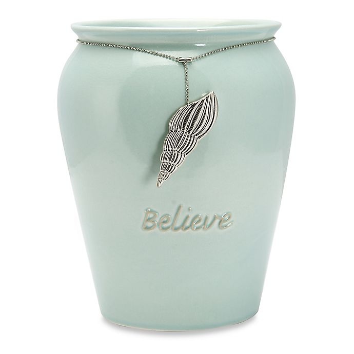 slide 1 of 1, Saturday Knight Coastal Charms Wastebasket, 1 ct