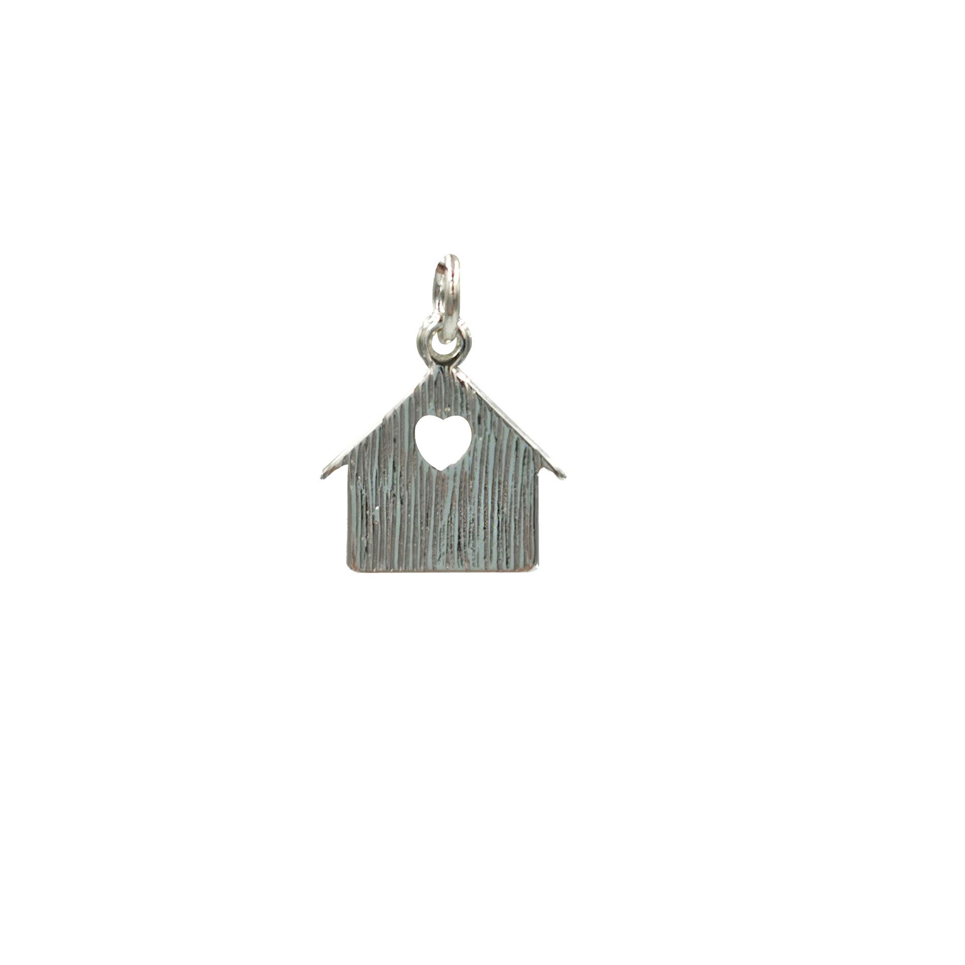 slide 2 of 4, Charmalong Antique Silver Plated Home Charm By Bead Landing, 0.83 in x 0.67 in x 0.24 in