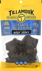 Tillamook Country Smoker Sea Salt & Cracked Pepper Beef Jerky 10 oz