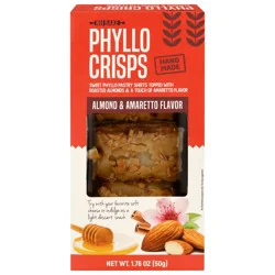 NU Bake Almond & Amaretto Flavor Phyllo Crisps 1.76 oz