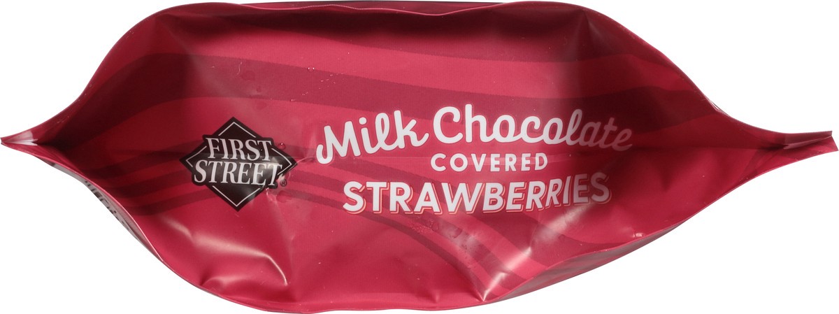 slide 2 of 13, First Street Fs Frozen Milk Choc Covered Strawberries, 8 oz