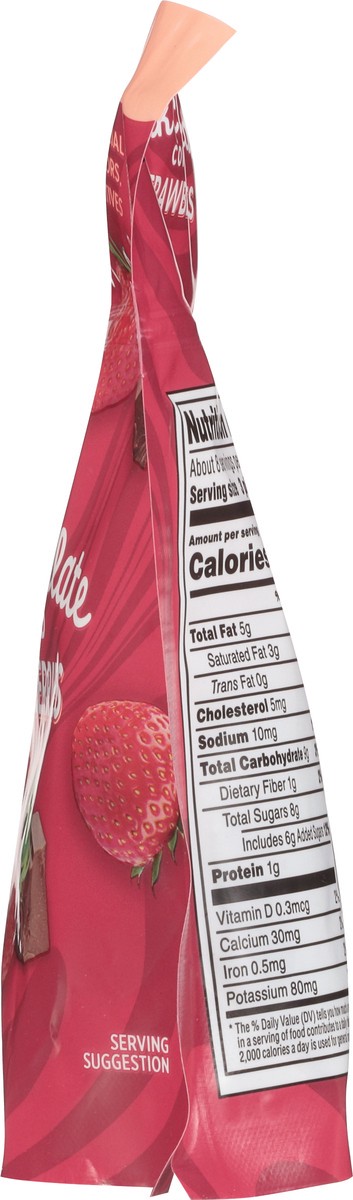 slide 6 of 13, First Street Fs Frozen Milk Choc Covered Strawberries, 8 oz