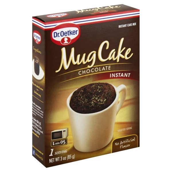 slide 1 of 1, Dr. Oetker Instant Chocolate Mug Cake, 3 oz