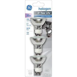 GE 35-Watt GU10 Halogen Light Bulb - Soft White