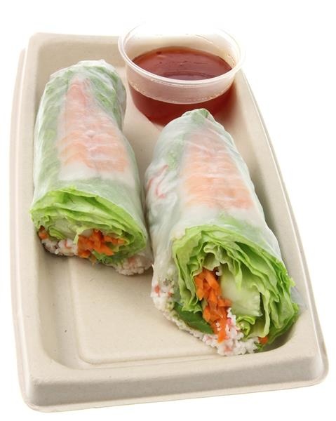 slide 1 of 1, Shell Fish-Whol Nori Sushi Seafood Spring Roll, 6 oz