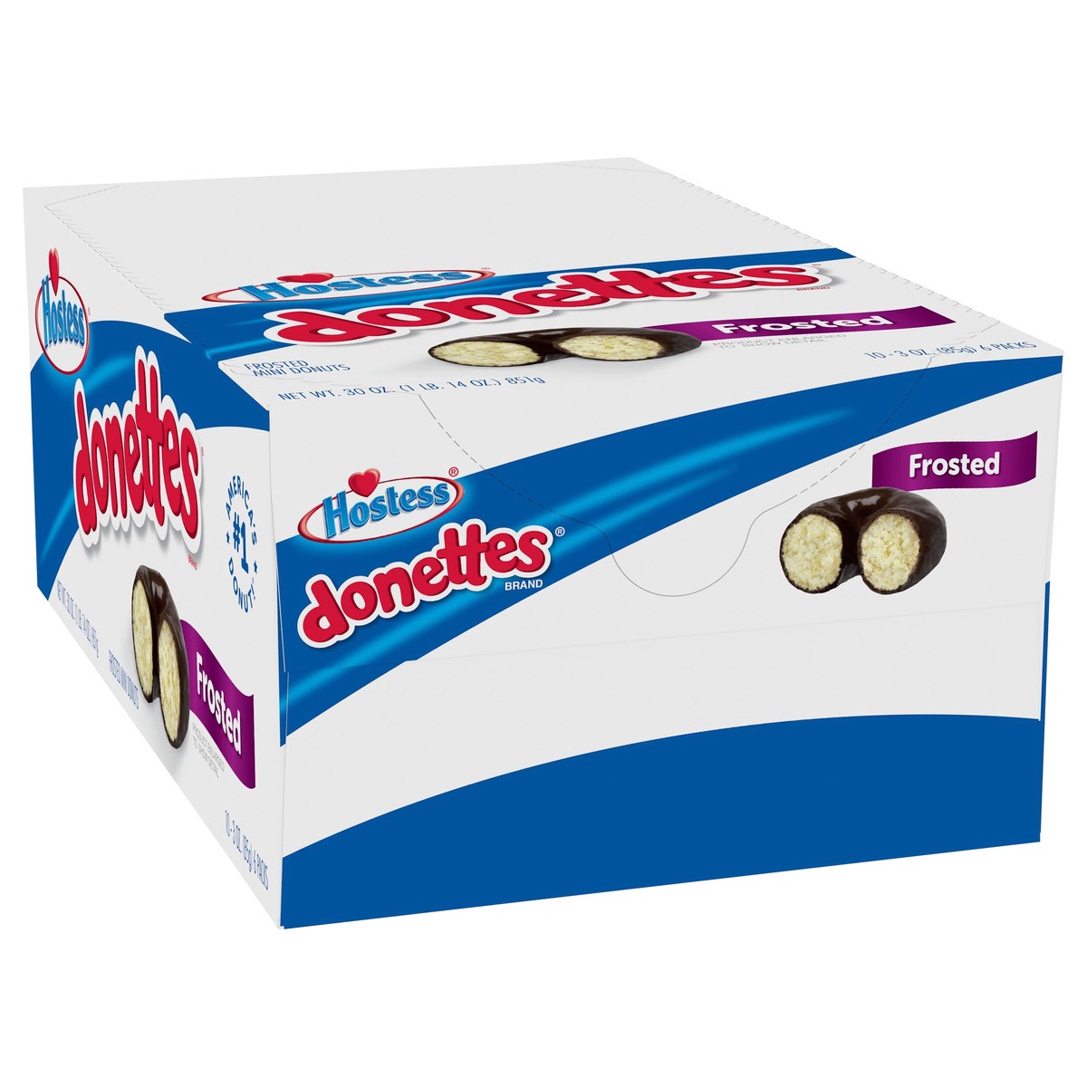 slide 10 of 15, Hostess Chocolate Donut Single Serve Caddy - 10 ct, 10 ct