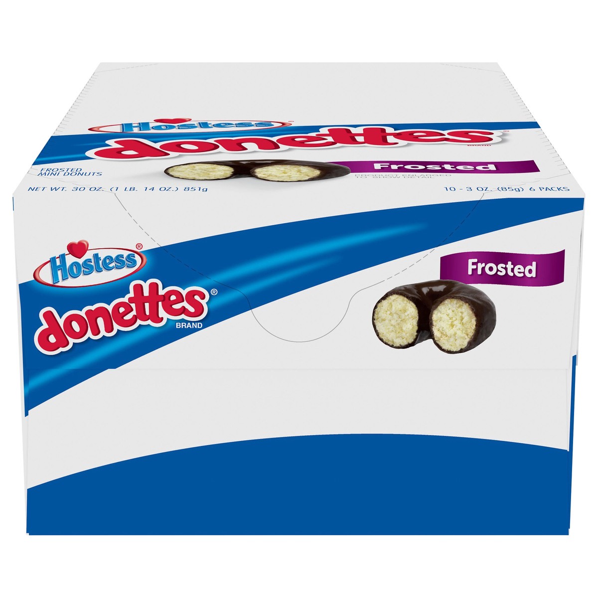 slide 1 of 15, Hostess Chocolate Donut Single Serve Caddy - 10 ct, 10 ct