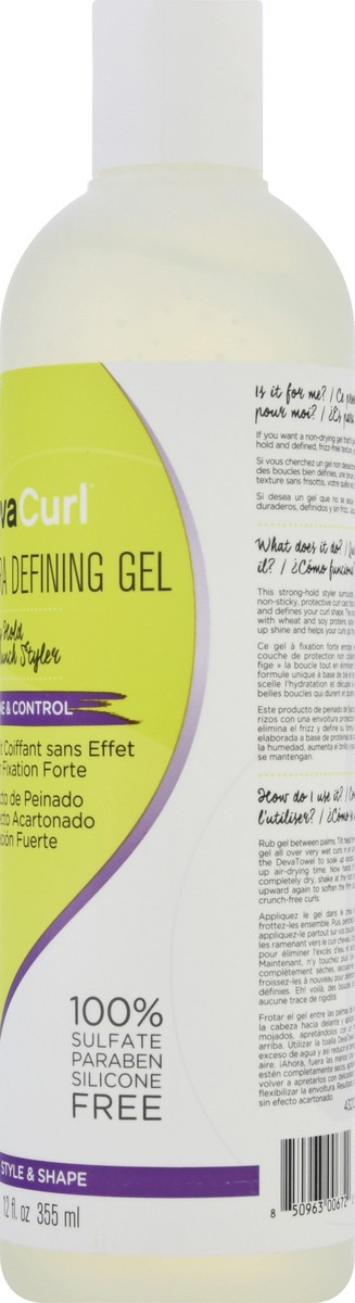 slide 6 of 9, DevaCurl Ultra Defining Gel, 12 fl oz