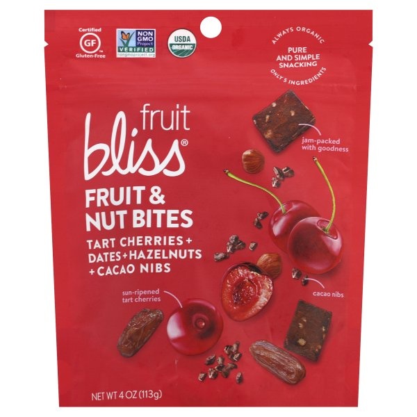 slide 1 of 1, Fruit Bliss Fruit & Nut Bites 4 oz, 4 oz