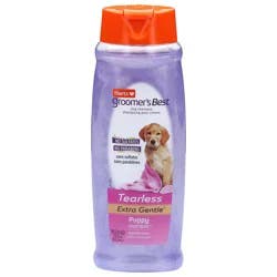 Hartz Groomer's Best Tearless Extra Gentle Puppy Jasmine Scent Dog Shampoo 18 fl oz