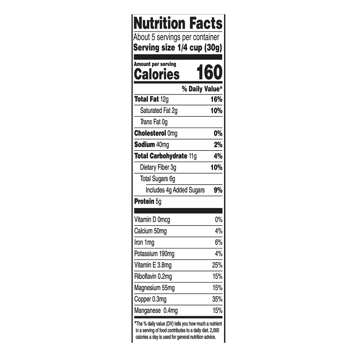 slide 5 of 10, Planters NUTrition Fiber Mix Mixed Nuts, 5.5 oz Bag, 156 g